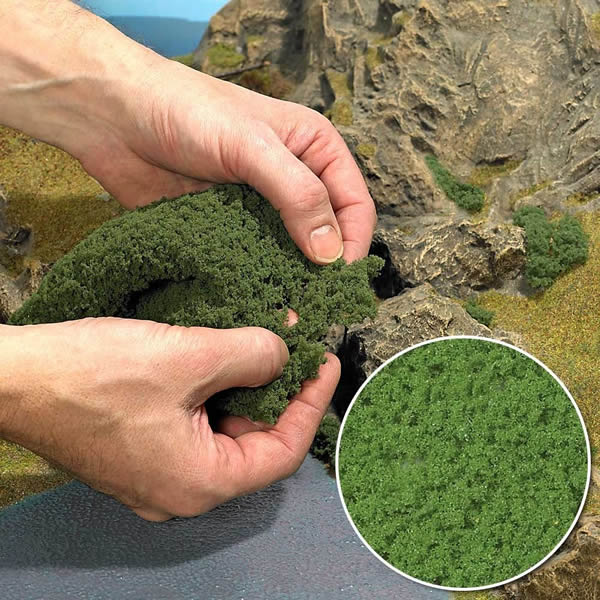 Busch 7341 HO Scale Foliage Pad -- Spring Green - 5-29/32 x 9-27/32"  15 x 25cm