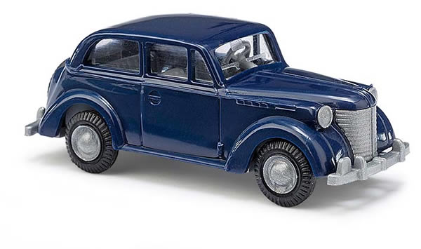 Busch 89105 HO Scale 1938 Opel Olympia Sedan - Economy - Assembled -- Dark Blue