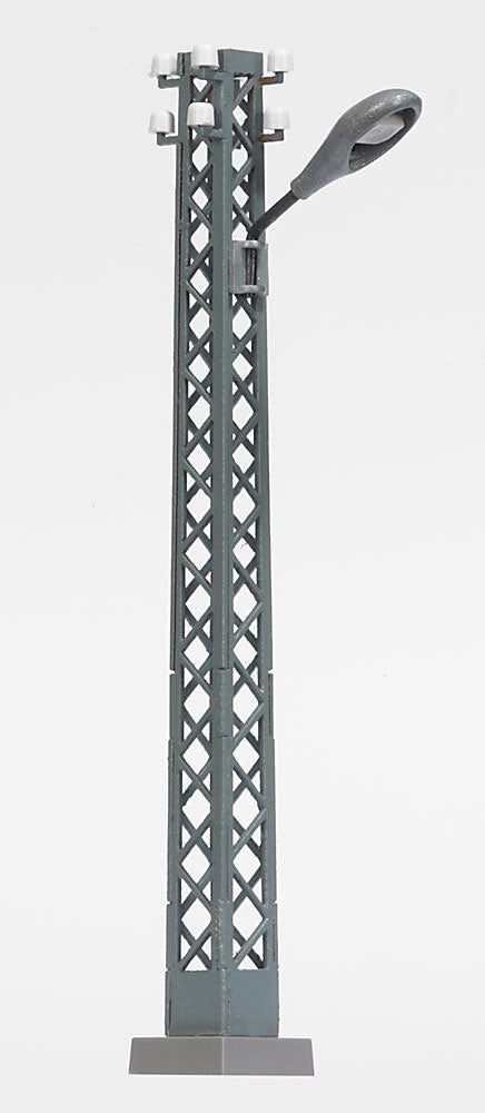 Busch 8731 TT Scale Industrial Lattice-Mast Lamp w/Teardrop Light Housing