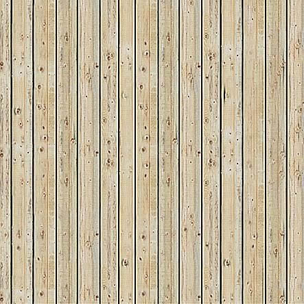 Busch 7419 HO Scale Printed Surface Sheets pkg(2) Each 8-1/4 x 5-13/16 x 1/64" 210 x 148 x 0.6mm -- Wood Boards (bright)