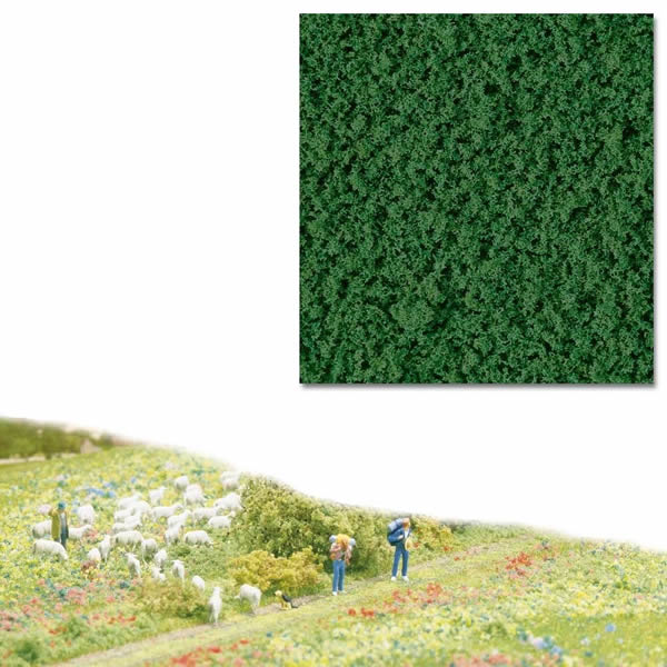 Busch 7333 A Scale Foliage Flocking - 16.9oz  500mL -- Dark Green