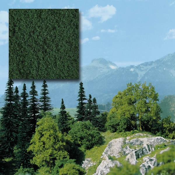 Busch 7312 A Scale Foam Scatter Material-Fine -- Medium Green