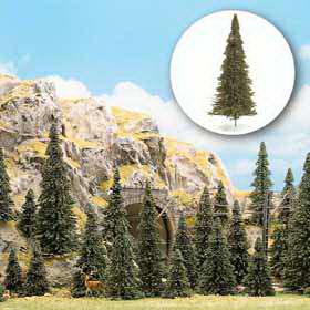 Busch 6471 A Scale Pine Trees -- pkg(30)