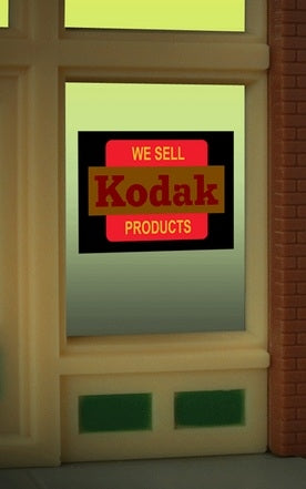 Miller Engineering 8875 O/Ho Kodak Window Sign