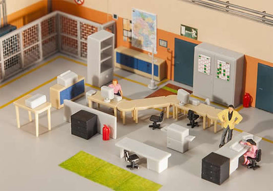 Faller 180454 HO Scale Office Interior Furnishings