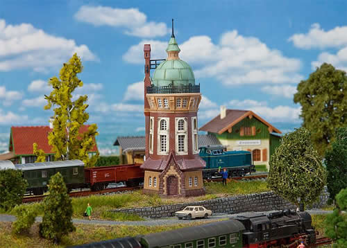 Faller 222144 N Scale Bielefeld Water Tower  . -- 2 x 2 x 5-1/3"  5.1 x 4.9 x 13.3cm