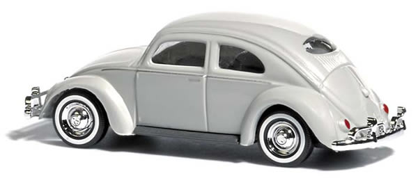 Busch 42721 HO Scale 1951 Volkswagen Beetle w/Oval Rear Window - Assembled -- Gray