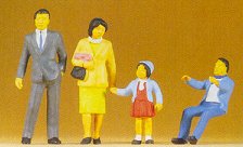 Preiser 65301 O Scale Japanese Family