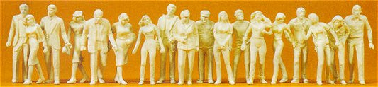 Preiser 65601 O Scale Unpainted Figure Set -- Passers-By