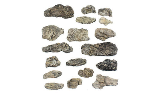 Woodland Scenics 1140 All Scale Surface Rocks - Ready Rocks -- 18 Pieces