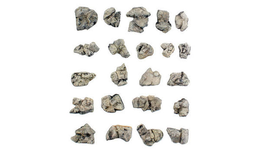 Woodland Scenics 1142 All Scale Boulders - Ready Rocks -- 22 Pieces