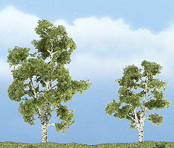 Woodland Scenics 1603 All Scale Ready Made Premium Trees(TM) - Deciduous -- Sycamore - 1 Each; 2-7/8 & 2-3/8" 7.3 & 6cm