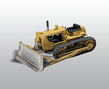 Woodland Scenics 233 HO Scale American Construction Equipment (Unpainted Metal Kit) -- Bulldozer w/Blade