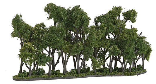 Woodland Scenics 3582 All Scale Hedge Row - Woodland Classics(TM) Ready Made Trees(TM) -- 8-1/4 x 1 to 4" 20.9 x 2.5 to 10.1cm