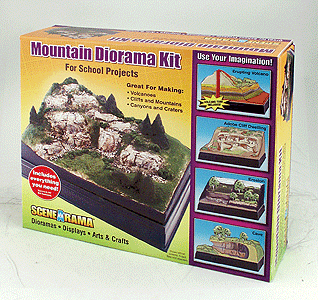 Woodland Scenics 4111 HO Scale Scene-A-Rama(TM) Diorama Kits -- Mountain