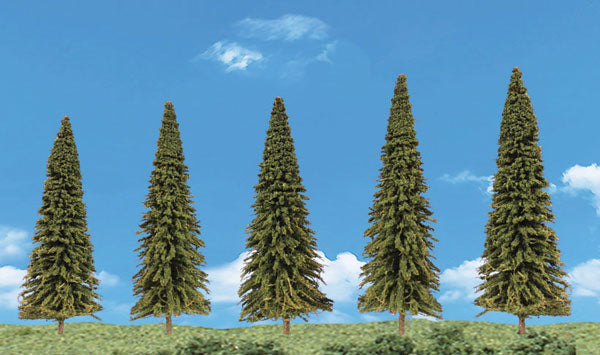 Woodland Scenics 4154 All Scale Evergreen Trees - Scene-A-Rama(TM) -- 2 to 3-1/2" 5.1 to 8.9cm pkg(5)