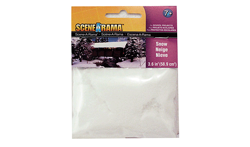 Woodland Scenics 4187 All Scale Scene-A-Rama(R) - 2oz 56.7g -- Snow