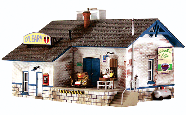 Woodland Scenics 5185 HO Scale O'Leary Dairy Distribution Landmark Structures(R) -- Kit - 6-3/8 x 4-11/16" 16.1 x 11.9cm