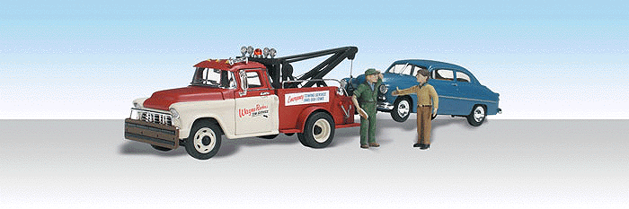 Woodland Scenics 5524 HO Scale Wayne Recker's Tow Service - AutoScenes(R)