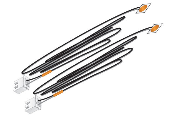 Woodland Scenics 5736 All Scale Stick-On LED pkg(2) - Just Plug Lighting System -- Orange