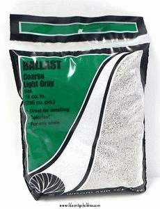 Woodland Scenics 88 All Scale Ballast - Coarse - 12oz 340g -- Light Gray