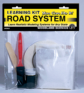 Woodland Scenics 952 All Scale Learning Kit -- Roads & Pavement