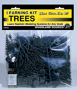 Woodland Scenics 953 All Scale Learning Kit -- Trees