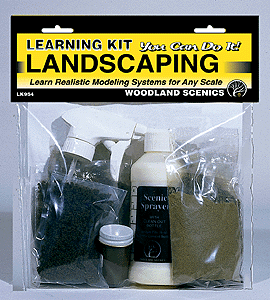 Woodland Scenics 954 All Scale Learning Kit -- Landscaping