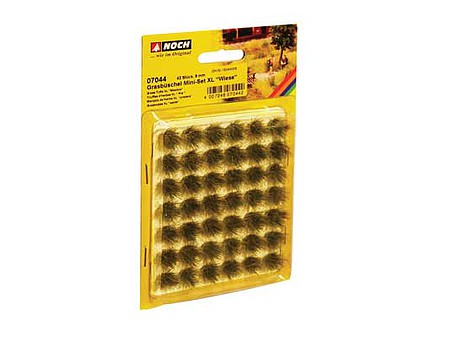 Noch 7044 All Scale Grass Tufts XL -- Meadow Grass 3/8" 9mm Fiber Tufts pkg(42)