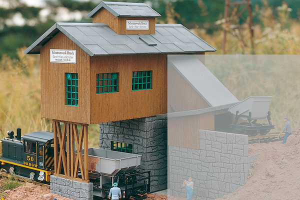 Piko 62009 G Scale Gravel Works Main Building