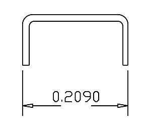 Cal Scale 507 Ho Straight Grab Irons .012 20