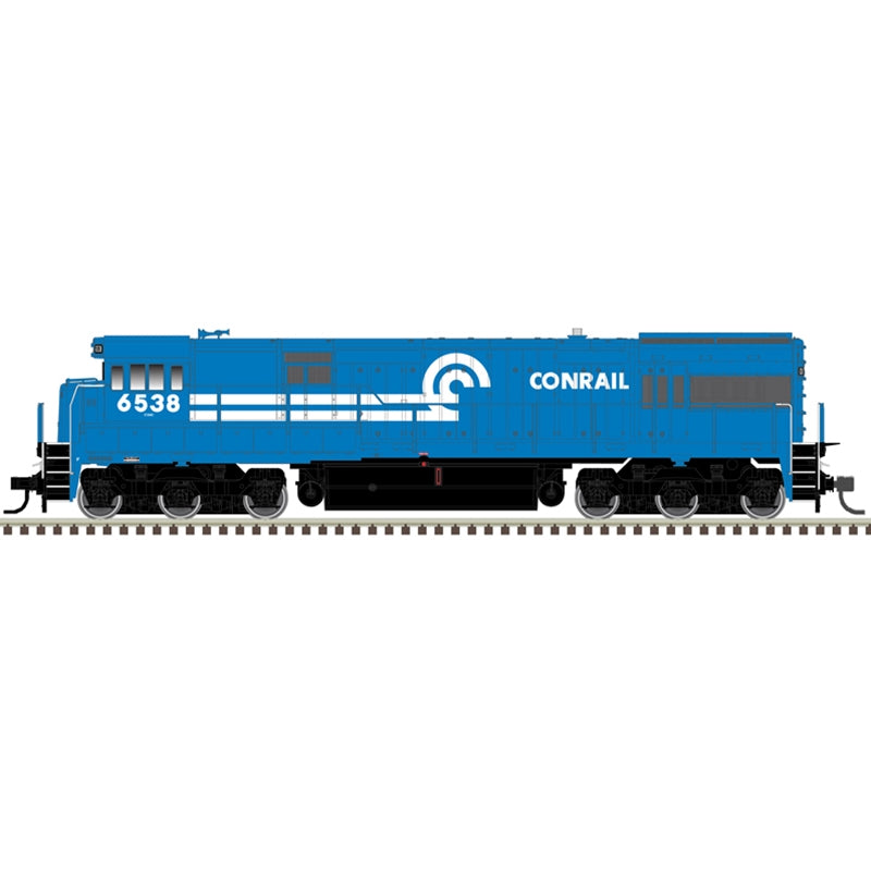 Atlas Model Railroad 10003926 HO Scale GE U30C Phase I - LokSound and DCC - Master(R) Gold -- Conrail 6535 (blue, white)