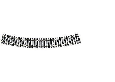 Atlas Model Railroad 152 HO Scale Code 100 Nickel-Silver Snap Track with Black Ties -- 18" Radius Curve Bulk