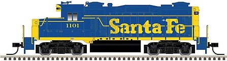 Atlas Model Railroad 40004499 N Scale EMD GP20 - Standard DC - Master(TM) Silver -- Santa Fe 1154 (As-Delivered, blue, yellow)