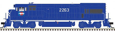 Atlas Model Railroad 40004662 N Scale GE U23B - LokSound and DCC - Master(R) Gold -- Missouri Pacific 2257 (blue, white)