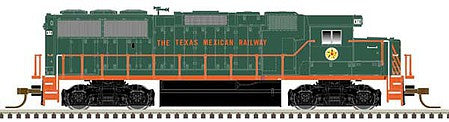 Atlas Model Railroad 40004909 N Scale EMD GP60 - Standard DC - Master(TM) Silver -- Texas Mexican 869 (green, orange, no ditch lights)