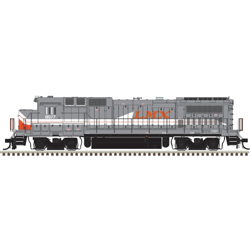 Atlas Model Railroad 40005134 N Scale GE Dash 8-40B - Standard DC - Master(R) -- LMX 8542 (gray, red)