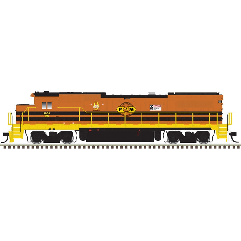 Atlas Model Railroad 40005171 N Scale GE Dash 8-40B with Deck Ditch Lights - LokSound and DCC - Master(R) Gold -- Providence Worcester 3901 (orange, black)