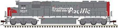 Atlas Model Railroad 40005192 N Scale EMD SD50 with Ditch Lights - Standard DC - Master Silver(TM) -- Southern Pacific 5504 (gray, red)