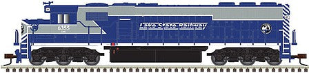 Atlas Model Railroad 40005197 N Scale EMD SD50 with Ditch Lights - Standard DC - Master Silver(TM) -- Lake State Railway 6356 (blue, gray, white)