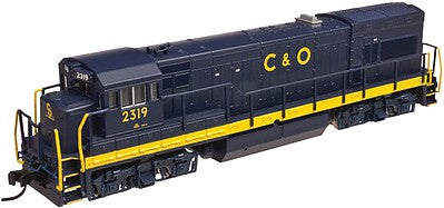 Atlas Model Railroad 40012009 N Scale GE U23B Low Hood w/DCC -- Chesapeake & Ohio #2300 (blue, yellow)