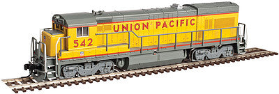 Atlas Model Railroad 40012014 N Scale GE U23B Low Hood w/DCC -- Union Pacific #548 (Armour Yellow, gray, red)