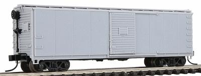 Atlas Model Railroad 45802 N Scale Master(R) USRA 40' Rebuilt Steel Boxcar - Ready to Run -- Undecorated, 5-5-5 End, Standard Underframe