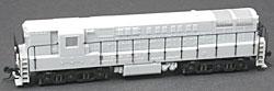 Atlas Model Railroad 49501 N Scale Diesel F-M H24-66 "Trainmaster" Phase 1A Powered-NO Decoder -- Undecorated Single Front Headlight; Dual Rear Headlights