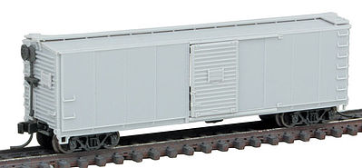 Atlas Model Railroad 50002324 N Scale USRA Steel Rebuilt Boxcar - Ready to Run - Master(R) -- Undecorated (5-5-5 End, 10-Panel, Ladder, Standard Sill)