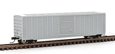 Atlas Model Railroad 50002404 N Scale FMC 5077 Single-Door Boxcar - Ready to Run -- Undecorated Late Body Style