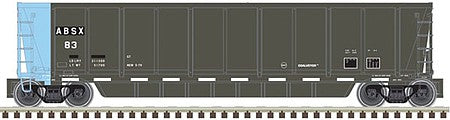 Atlas Model Railroad 50004287 N Scale Coalveyor Bathtub Gondola - Ready to Run - Master(R) -- Albert Brothers #59 (black, blue; White Conspicuity Marks)