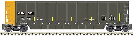 Atlas Model Railroad 50004302 N Scale Coalveyor Bathtub Gondola - Ready to Run - Master(R) -- Metal Management #310 (black, yellow; Yellow Conspicuity Marks)