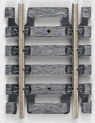 Atlas Model Railroad 825 HO Scale Straight Snap-Track(R) Nickel-Silver Rail -- 1-1/2" 3.8cm (Black Ties) pkg(4)