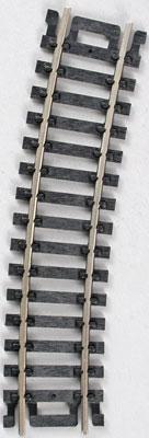 Atlas Model Railroad 834 HO Scale Code 100 Curved Snap-Track(R) Nickel-Silver Rail -- 1/2 Section, 18" Radius (Black Ties) pkg(4)